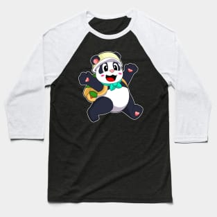 Panda as Student Baseball T-Shirt